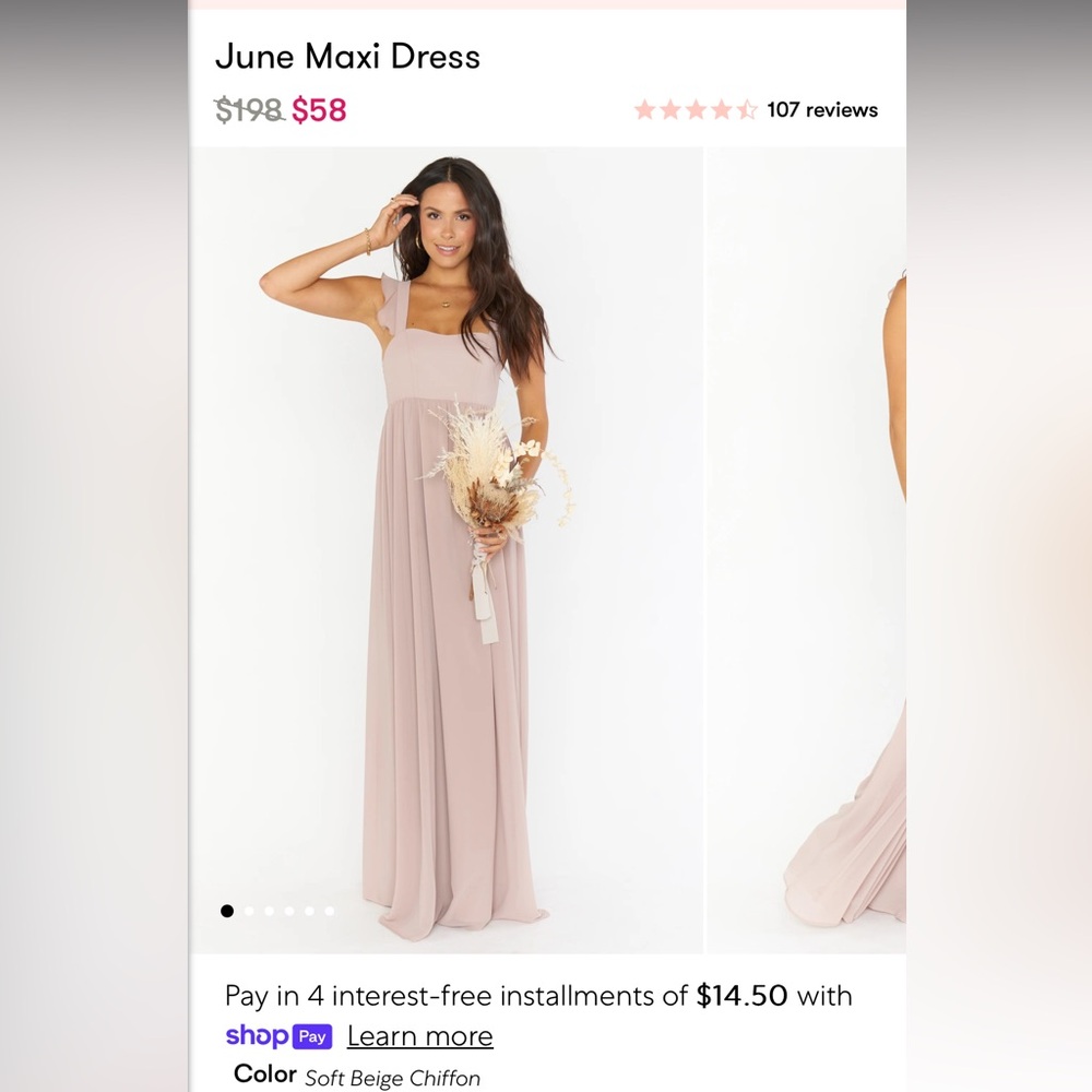 Show me your mumu June Maxi Dress (bridesmaid)